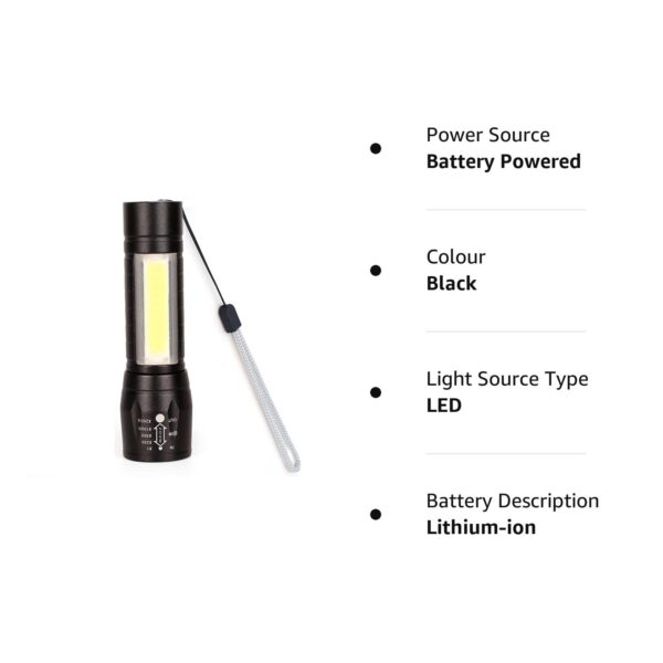 LED Flashlight Torch Light - Image 7