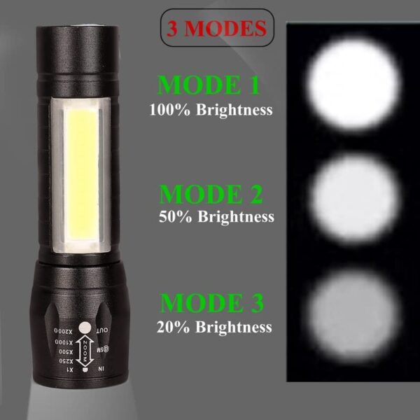 LED Flashlight Torch Light - Image 8