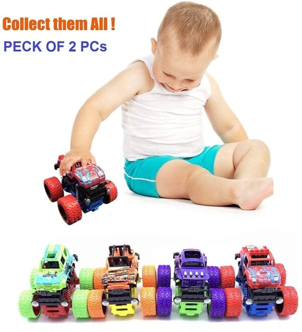 Friction Powered Monster Truck For Kids Set Of 4 - Image 4