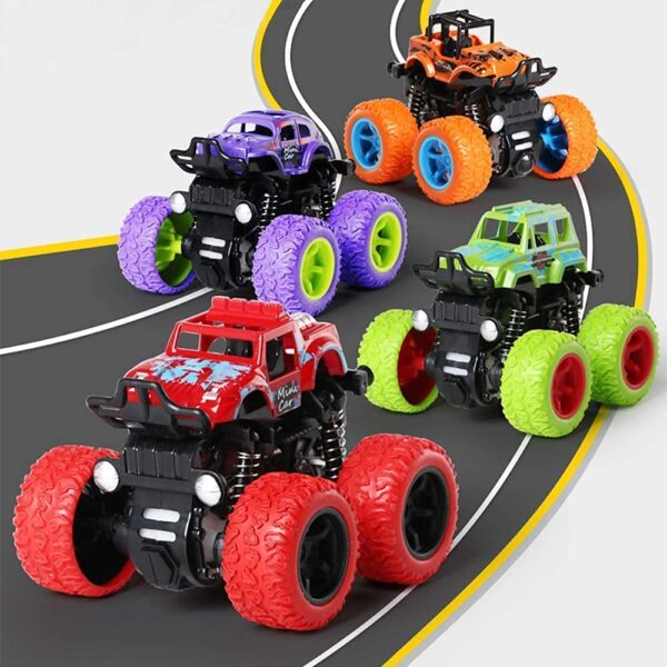 Friction Powered Monster Truck For Kids Set Of 4 - Image 6