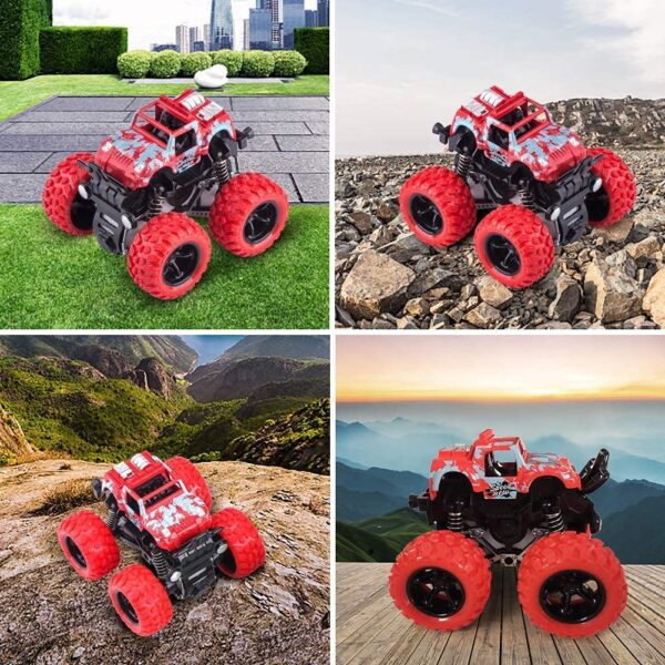 Friction Powered Monster Truck For Kids Set Of 4 - Image 7