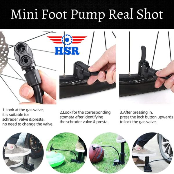 Portable High Pressure Foot Air Pump - Image 7