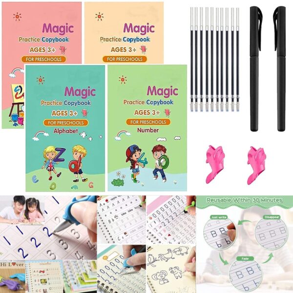 Sank Magic Practice Copybook Set of 4