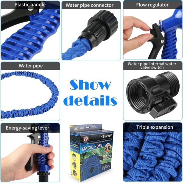 Expandable Hose Pipe with Nozzle - Image 7